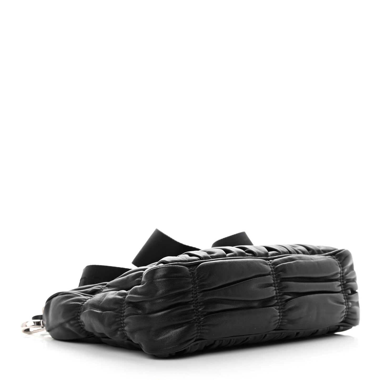 Nappa Gaufre Re-Edition 2005 Shoulder Bag Black