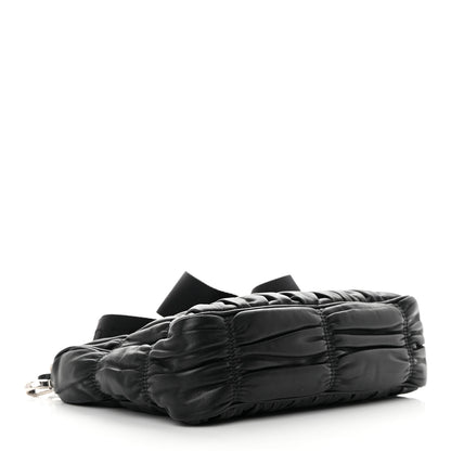 Prada Nappa Gaufre Re-Edition 2005 Shoulder Bag Black 4 of 12