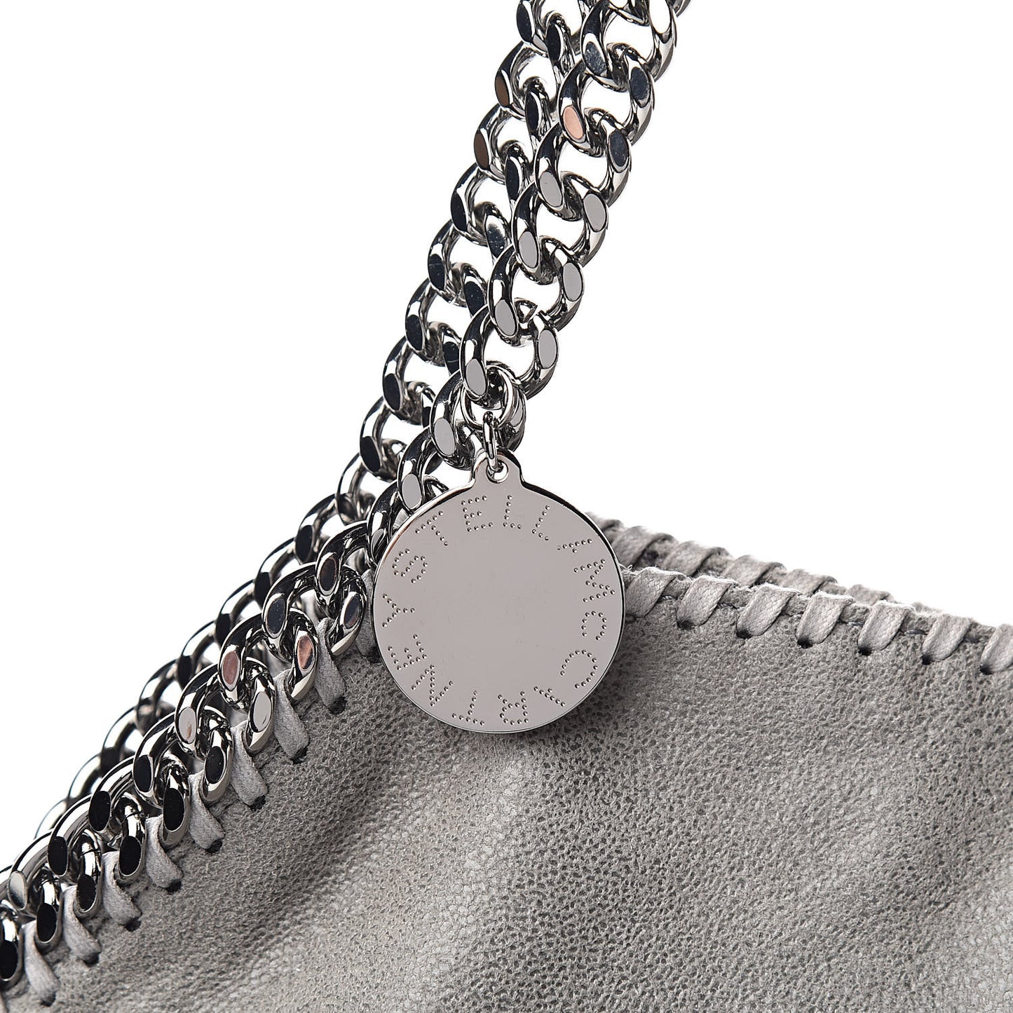 Shaggy Deer Small Falabella Tote Light Grey
