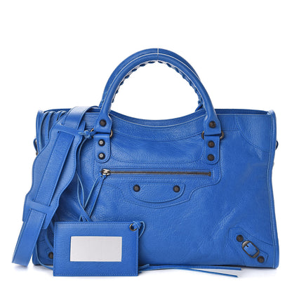 Balenciaga Agneau Classic Hardware City Bleu Lazuli 1 of 9