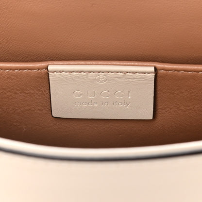 Gucci Nappa Pearl Studded Mini Queen Margaret Broadway Shoulder Bag Mystic White 6 of 10