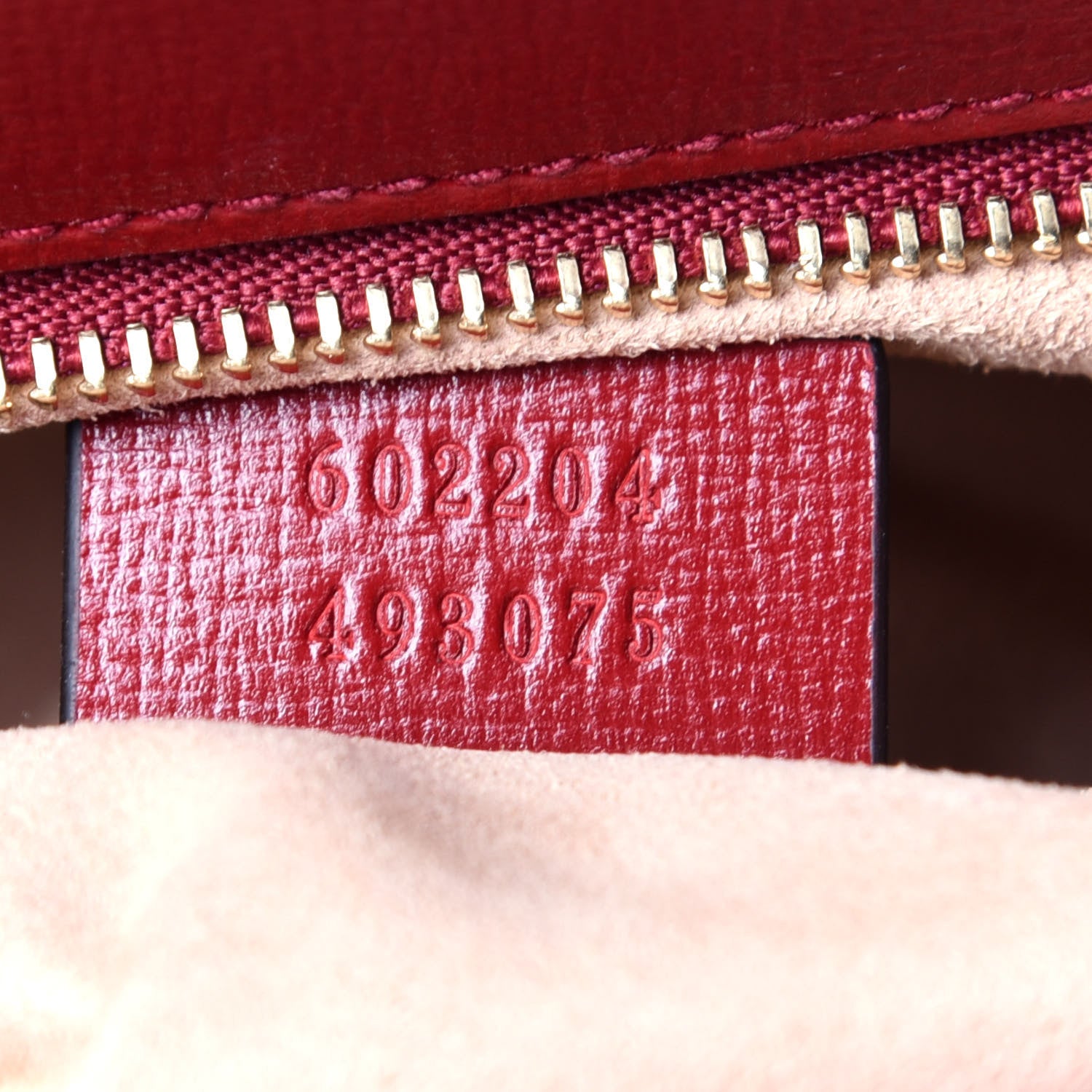 Gucci GG Supreme Monogram Azalea Calfskin Horsebit 1955 Shoulder Bag Beige Ebony New Cherry Red 7 of 9
