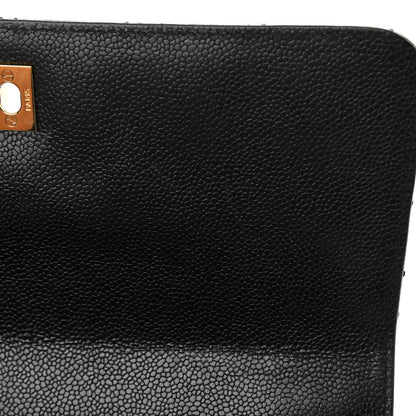 Chanel Caviar Quilted Jumbo Kelly Flap Black 14 of 14