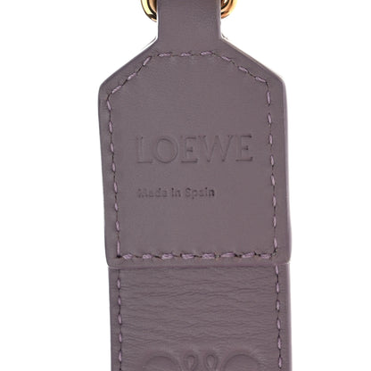 Loewe Satin Calfskin Embossed Anagram Strap Pale Aubergine Glaze 3 of 5