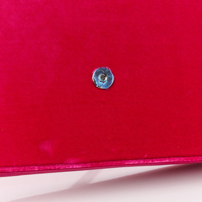 Jimmy Choo Velvet Crystal Cheri Shoulder Bag Royal Red 11 of 11
