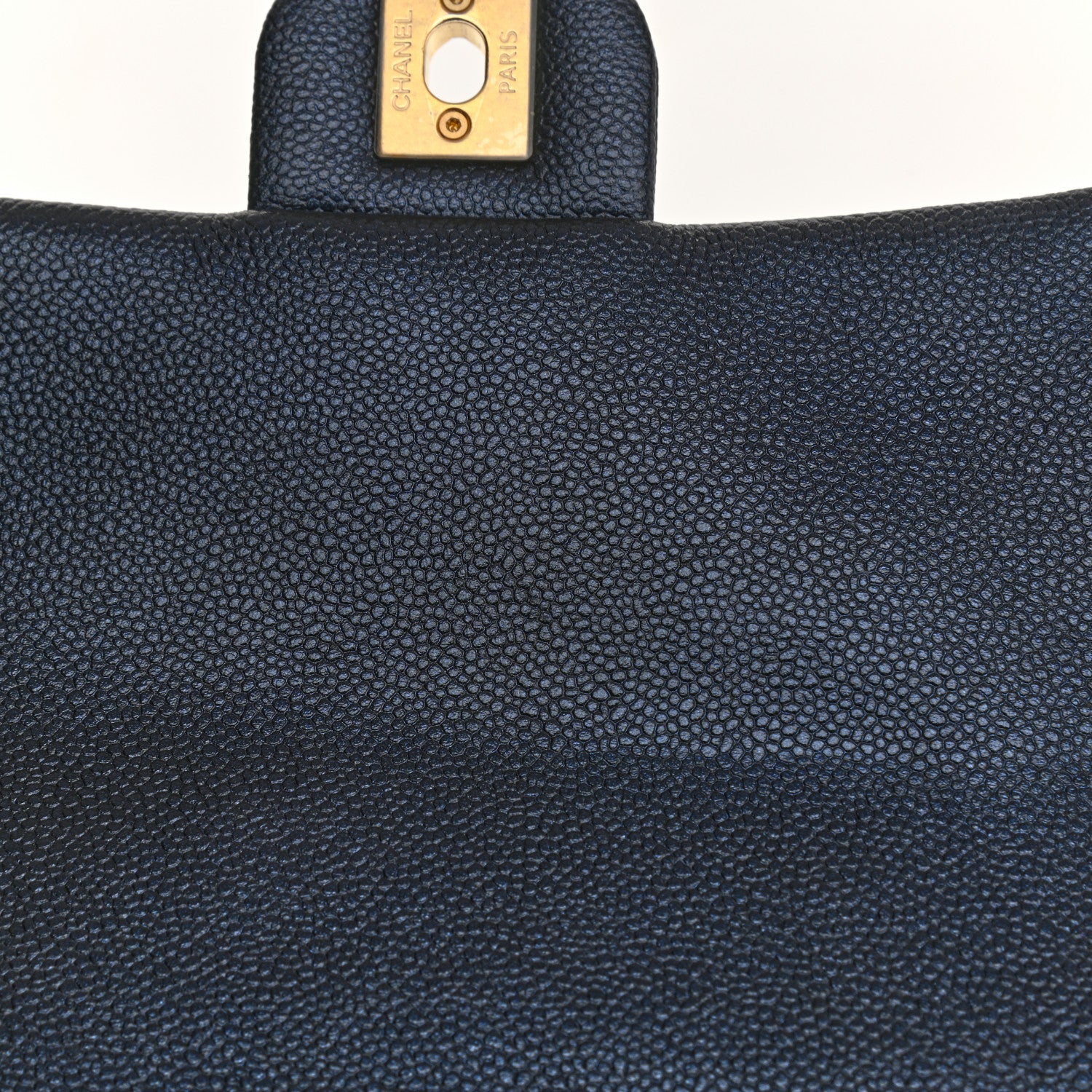 Chanel Iridescent Caviar Quilted Mini My Perfect Flap Dark Blue 14 of 15