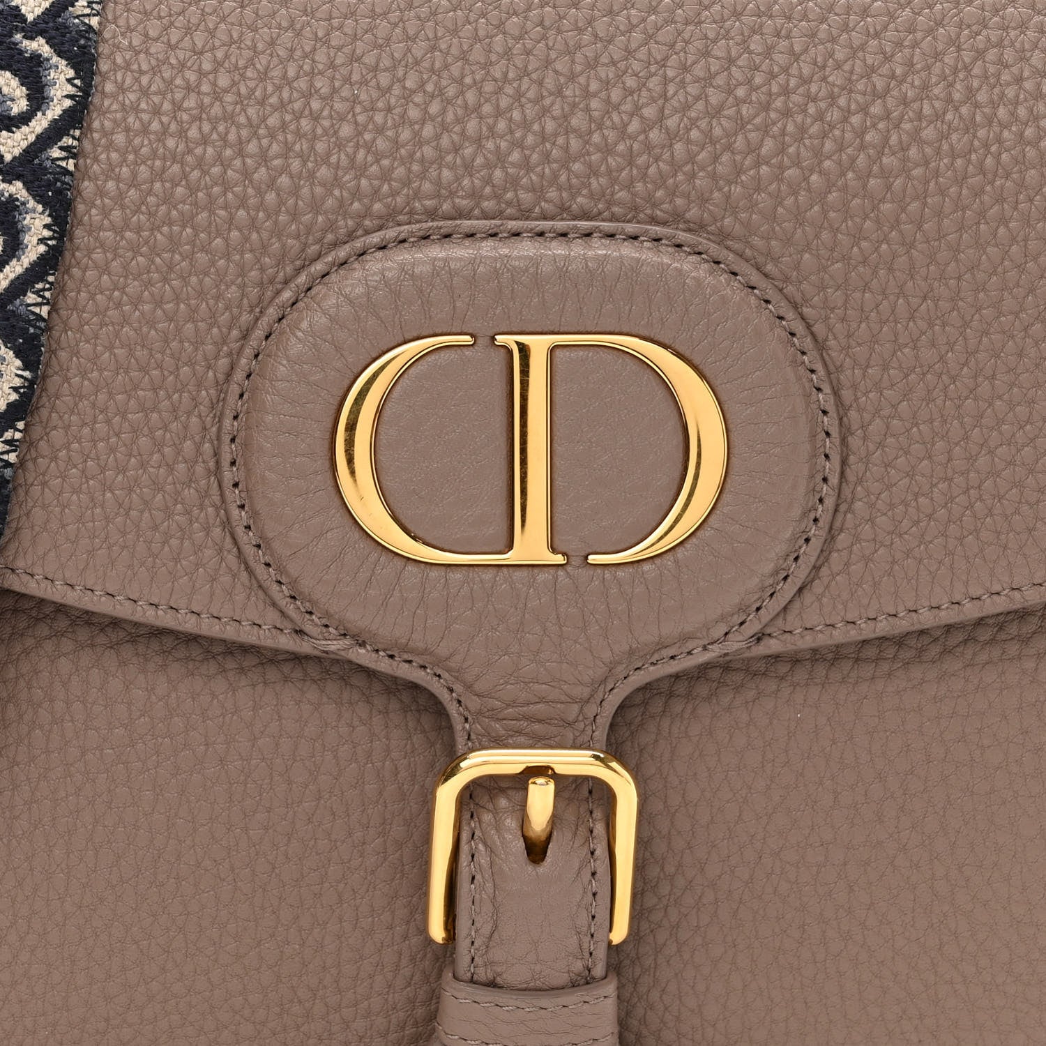 Christian Dior Grained Calfskin Large Bobby Flap Warm Taupe 7 of 11