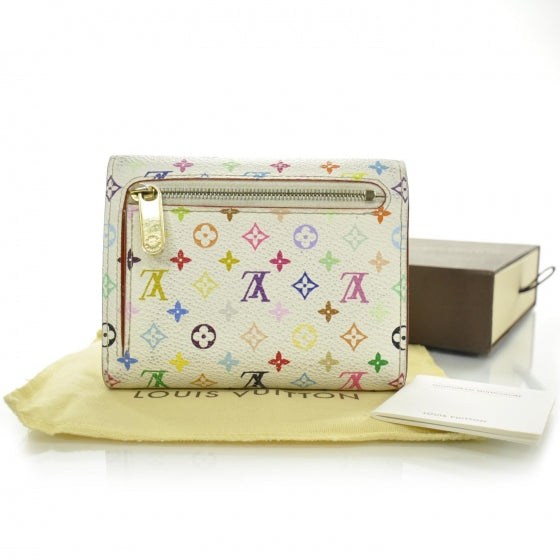 Monogram Multicolor Koala Wallet White