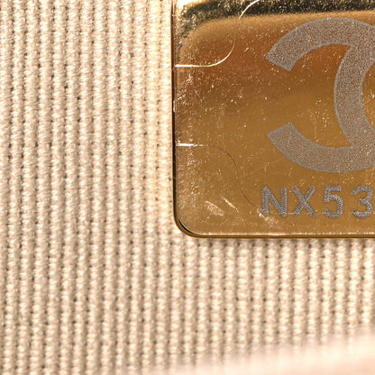 Chanel Metallic Caviar Quilted Coin Wallet On Chain WOC Gold 7 of 11