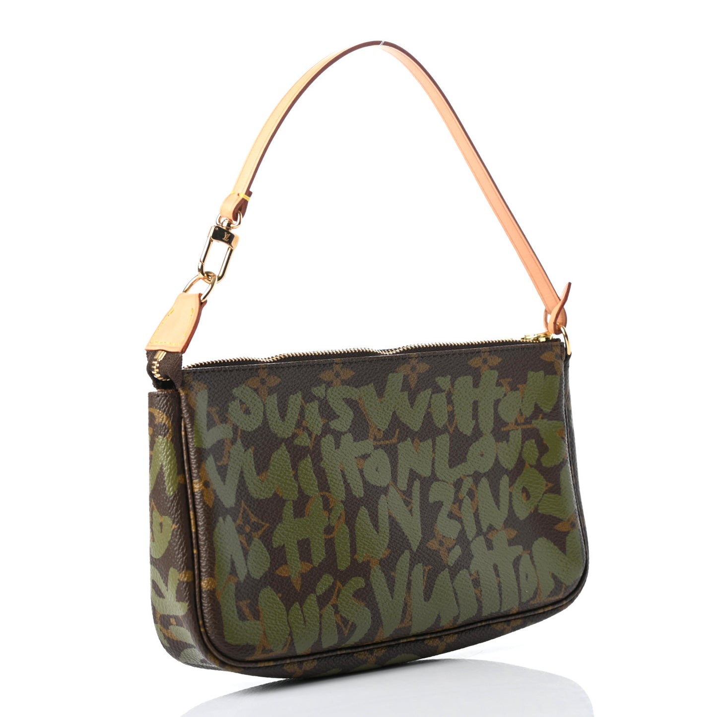 Monogram Graffiti Pochette Accessories Kaki