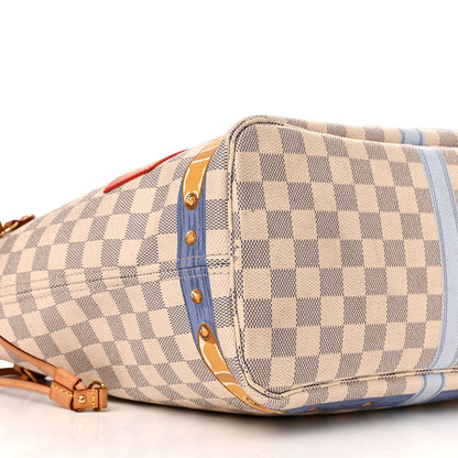 Louis Vuitton Damier Azur Summer Trunks Neo Neverfull MM 11 of 12