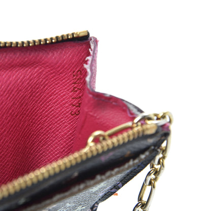 Louis Vuitton Monogram Multicolor Key Pouch Black Grenade 8 of 8