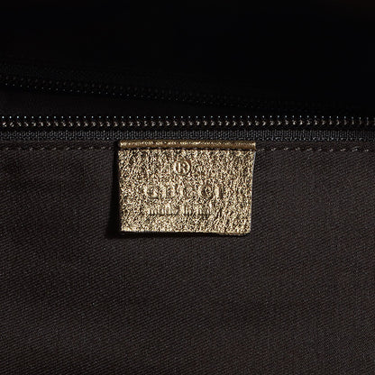 Gucci GG Monogram Web Medium Collapsible Carry On Duffle Beige Gold 6 of 8
