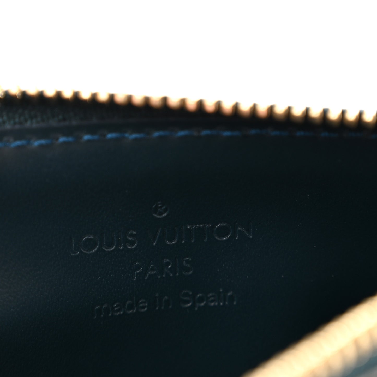 Vernis Key Pouch Blue Nuit