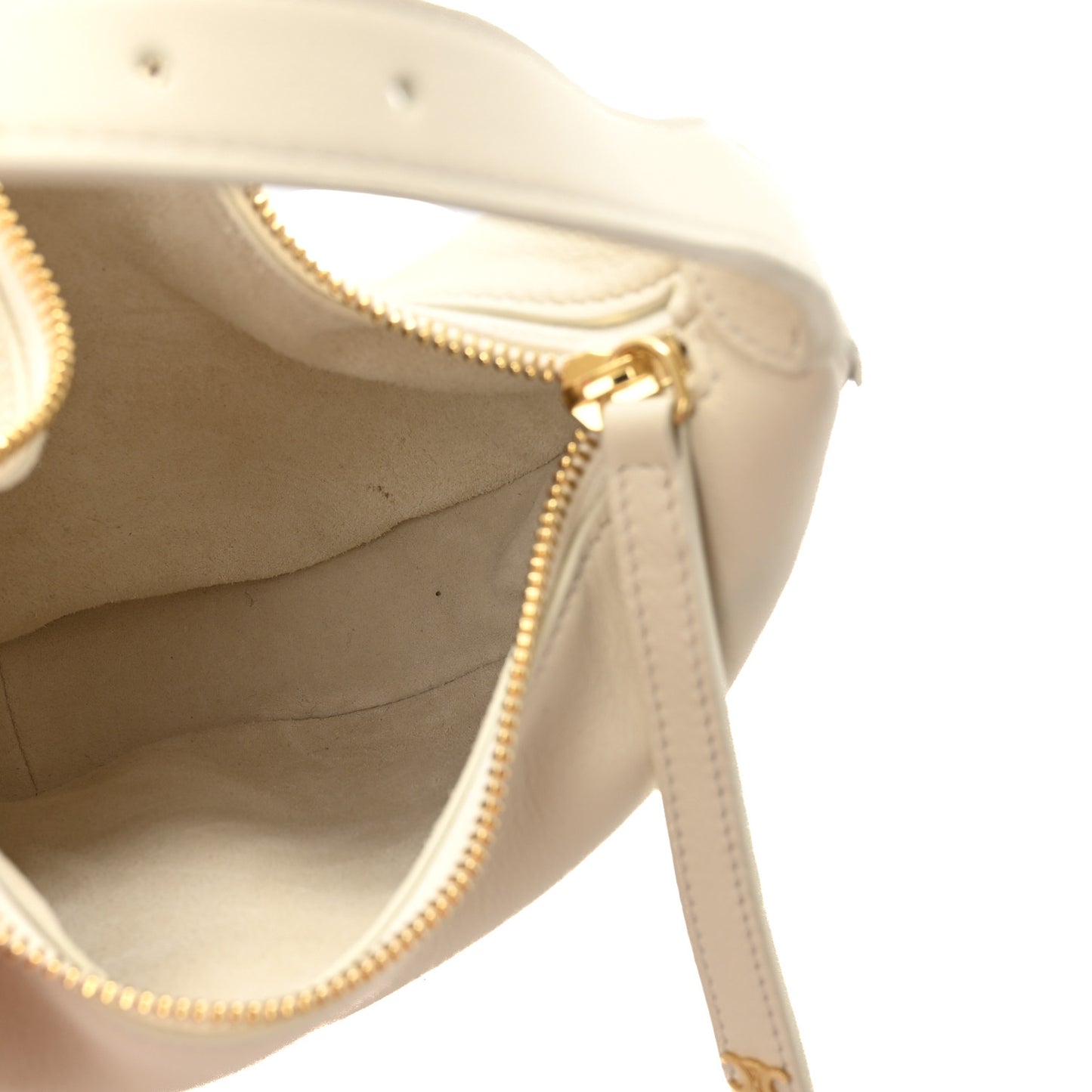 Supple Grained Calfskin Teen Lulu Shoulder Bag Rice