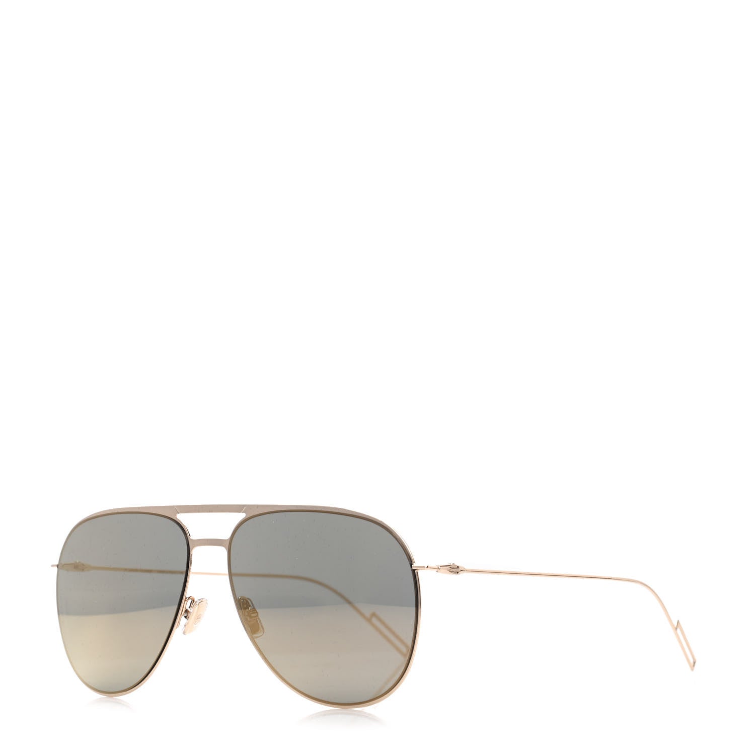 Christian Dior Homme Mens Aviator Sunglasses Gold 1 of 7