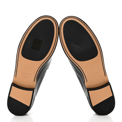 Chanel Lambskin CC Mocassin Loafers 37.5 Black 5 of 9