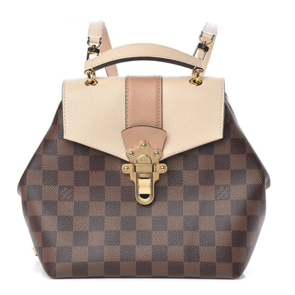 Louis Vuitton Damier Ebene Clapton Backpack Creme 2 of 10