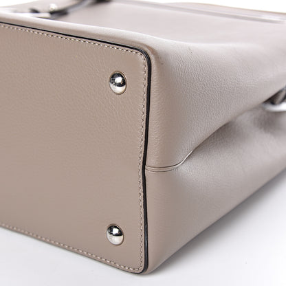Fendi Vitello Dolce Century Petite 2Jours Tote Tortora Carbone 10 of 11