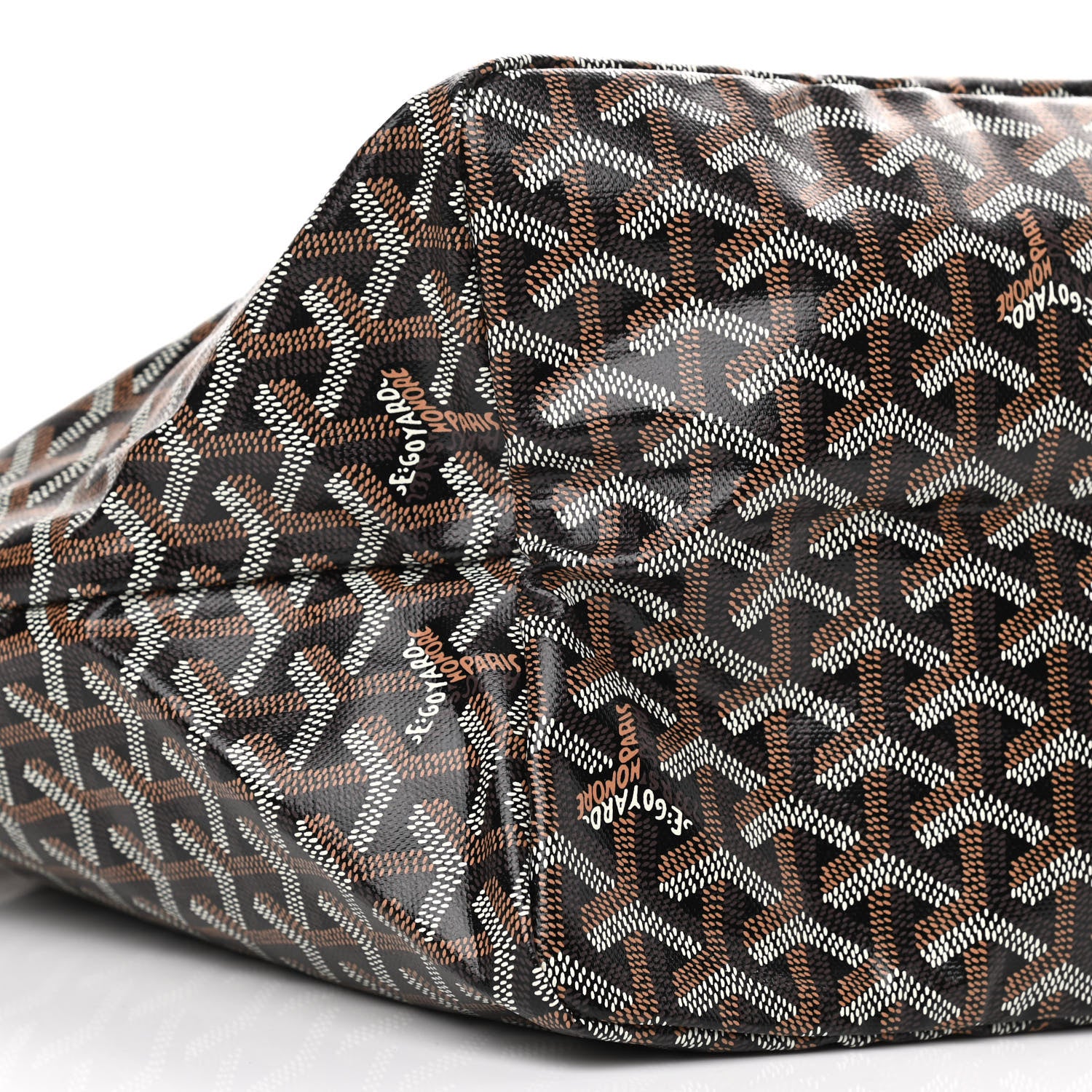 Goyard Goyardine Saint Louis GM Black Gold 10 of 11