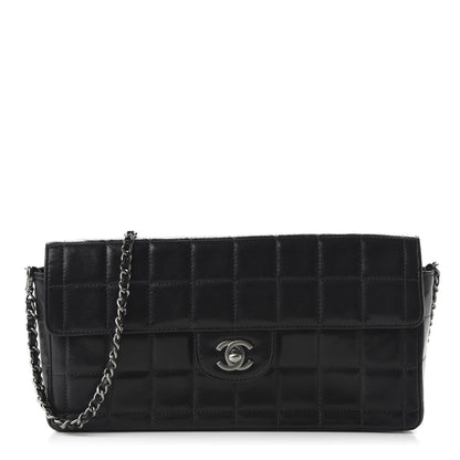 Chanel Lambskin East West Chocolate Bar Flap Black 1 of 7