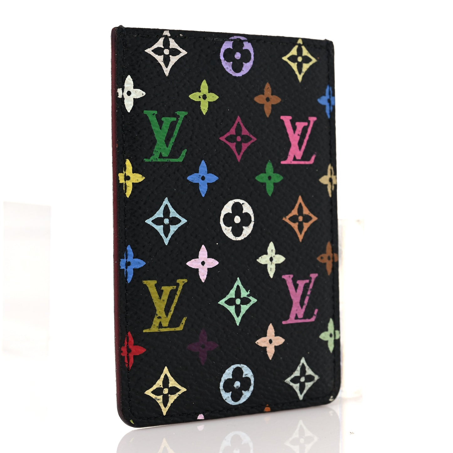 Monogram Multicolor Mirror and Case Pouch Black