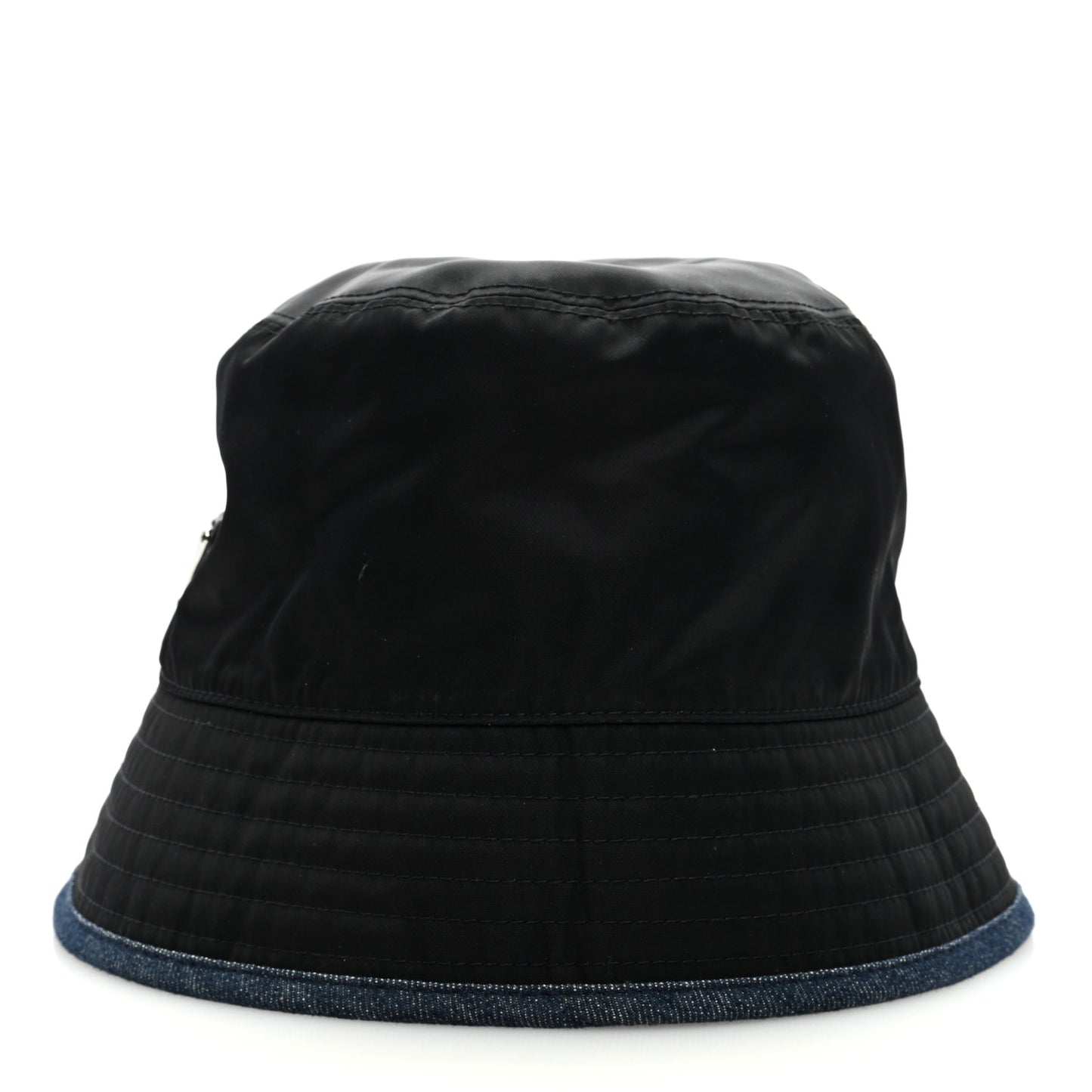 Denim Re-Nylon Reversible Bucket Hat Blue Black
