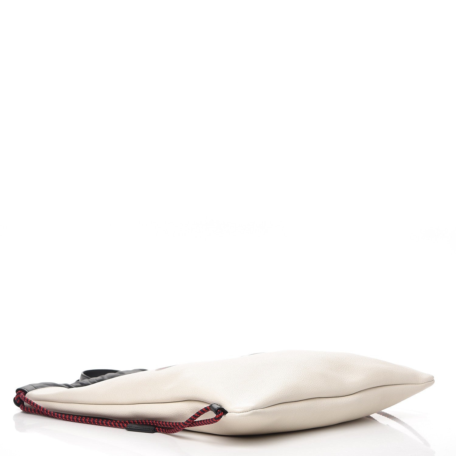 Gucci Calfskin Logo Drawstring Backpack Mystic White 4 of 7