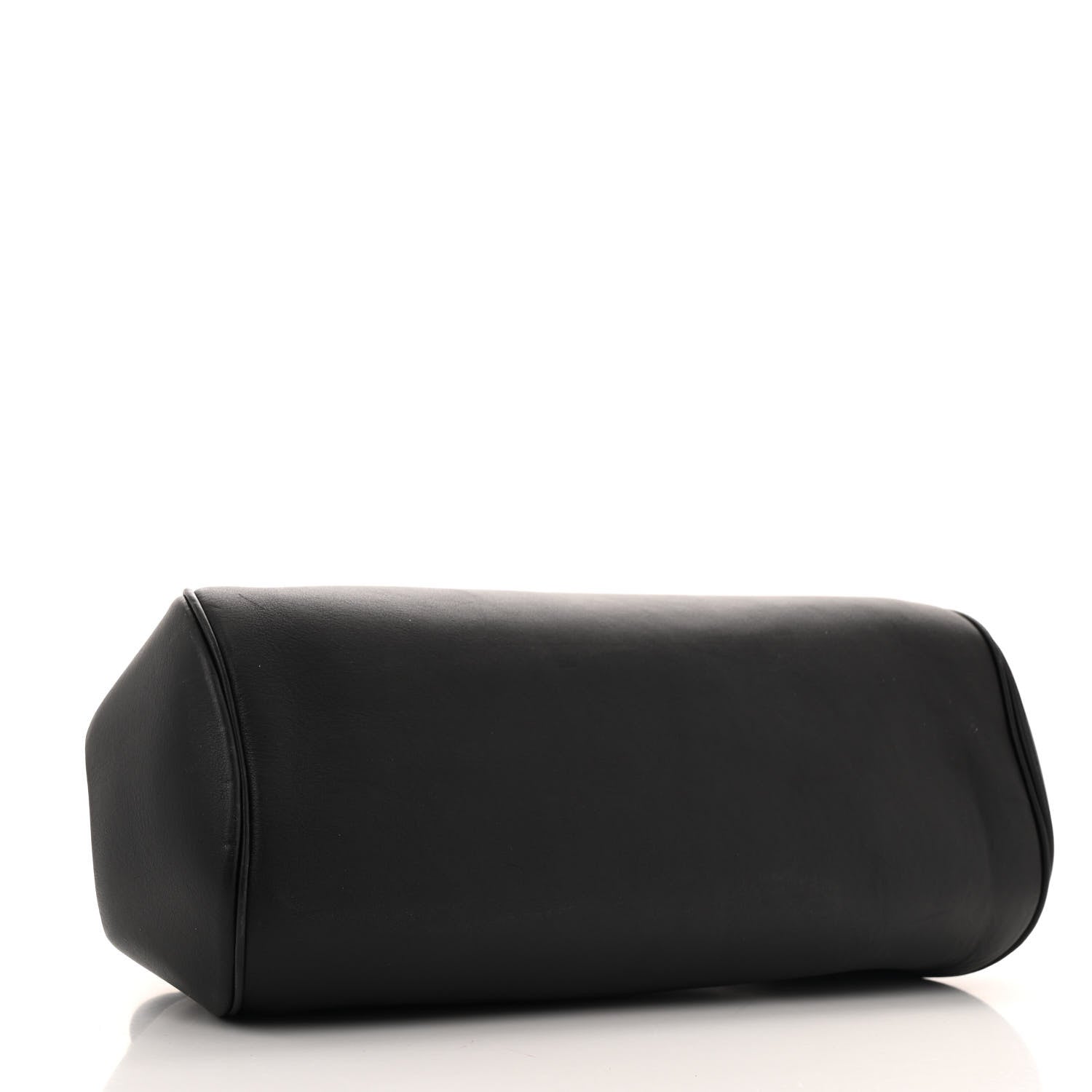 Salvatore Ferragamo Calfskin Frame Satchel Black 4 of 10