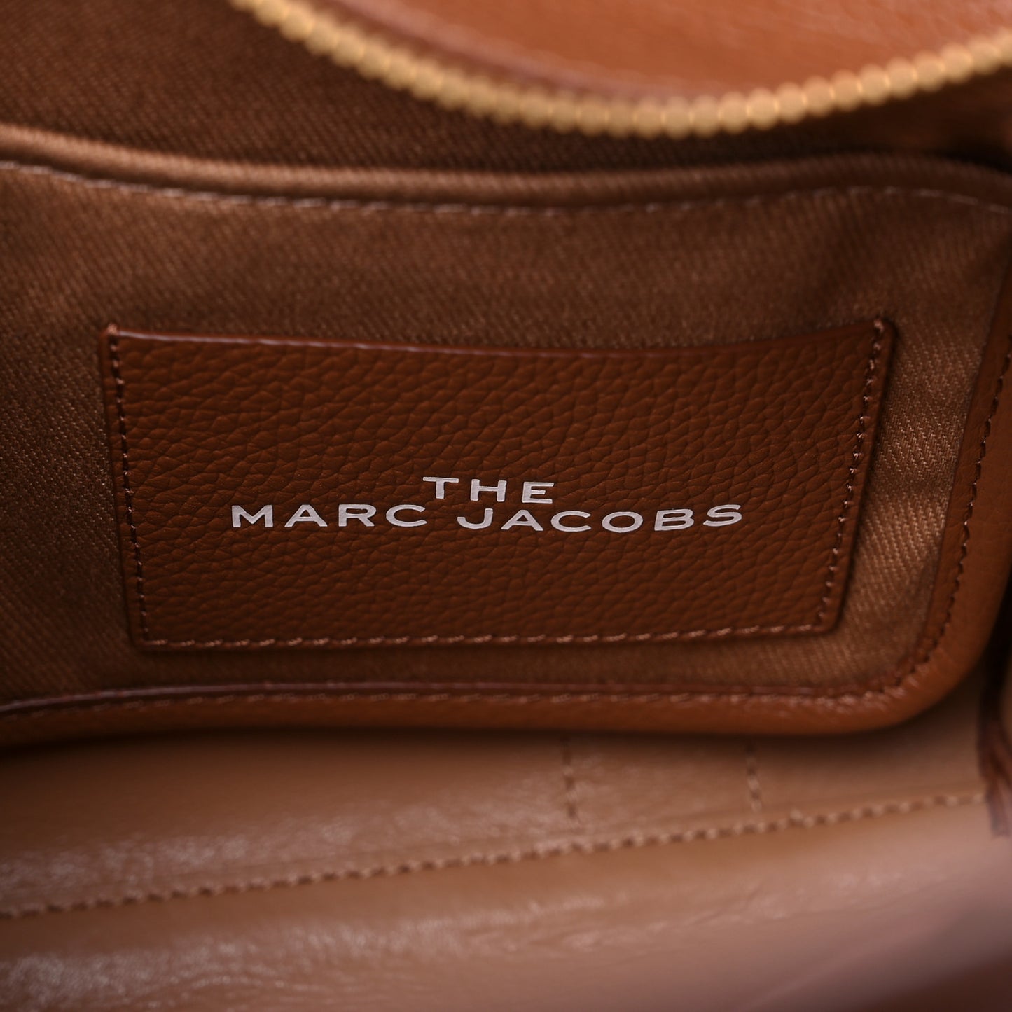 Grained Calfskin Small The Tote Bag Argan Oil