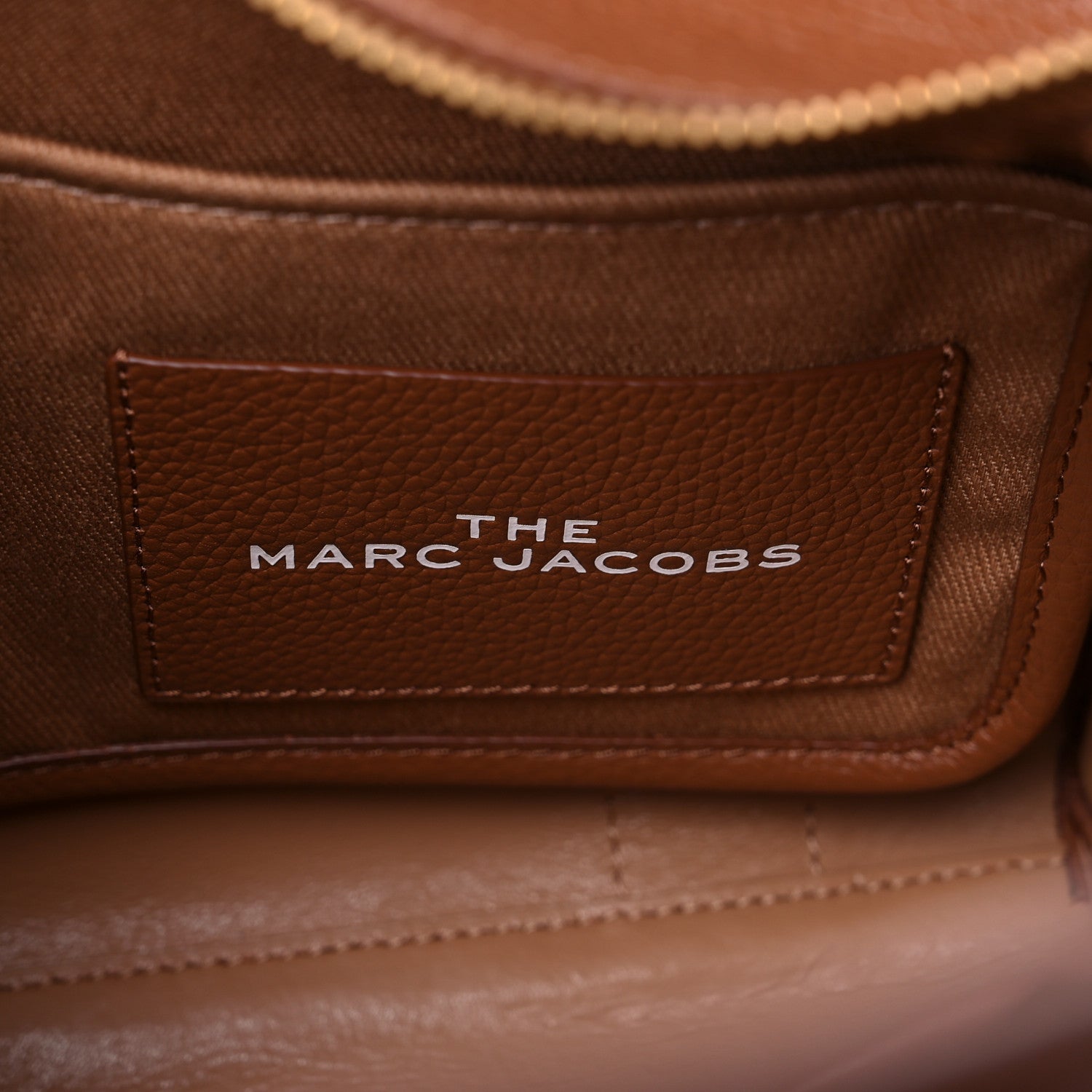 Marc Jacobs Grained Calfskin Small The Tote Bag Argan Oil 6 of 11