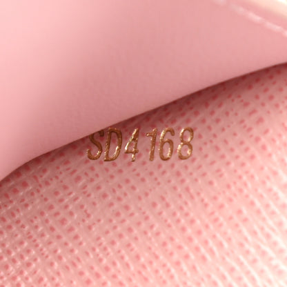 Louis Vuitton Damier Azur Victorine Wallet Rose Ballerine 7 of 8