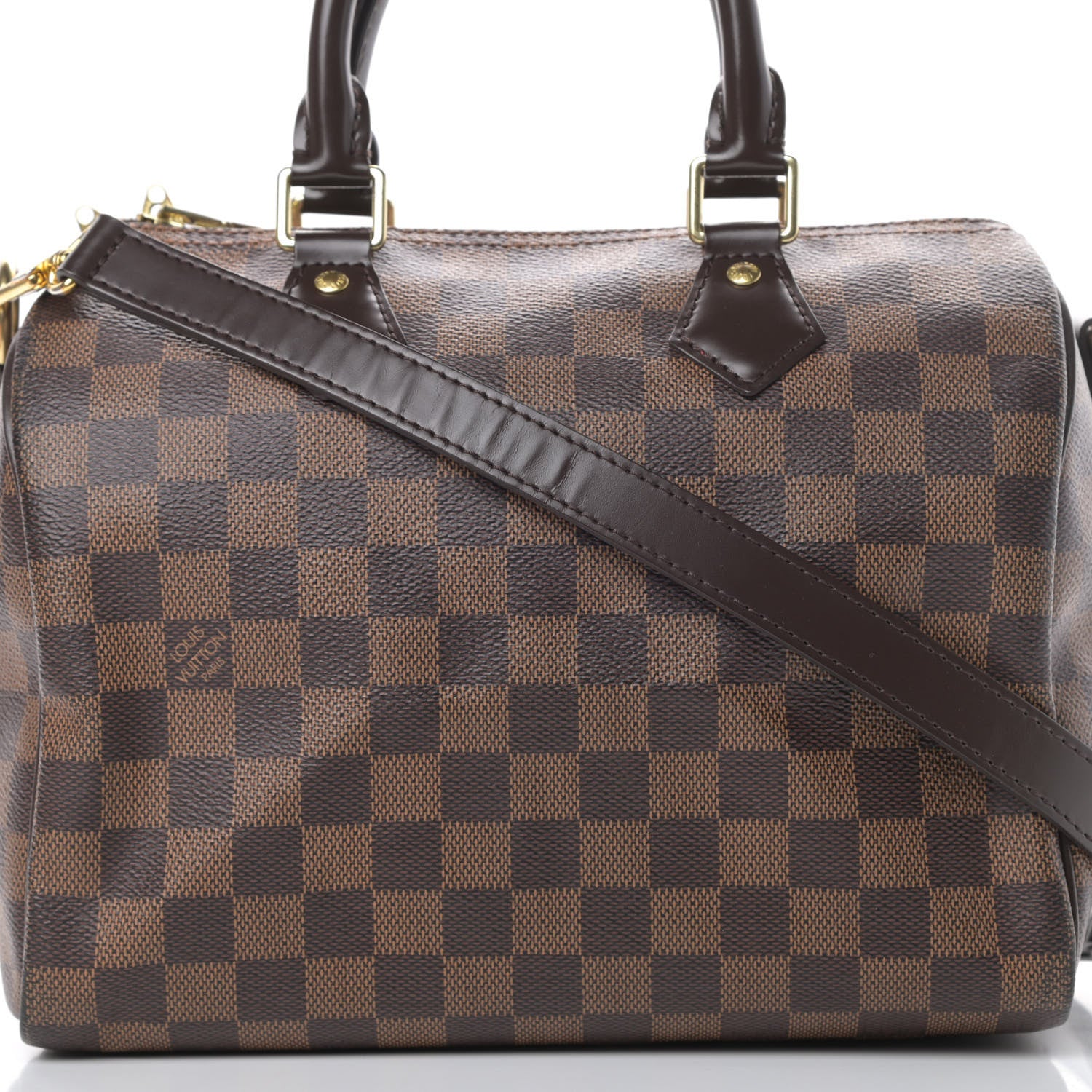 Louis Vuitton Damier Ebene Speedy Bandouliere 25 9 of 15