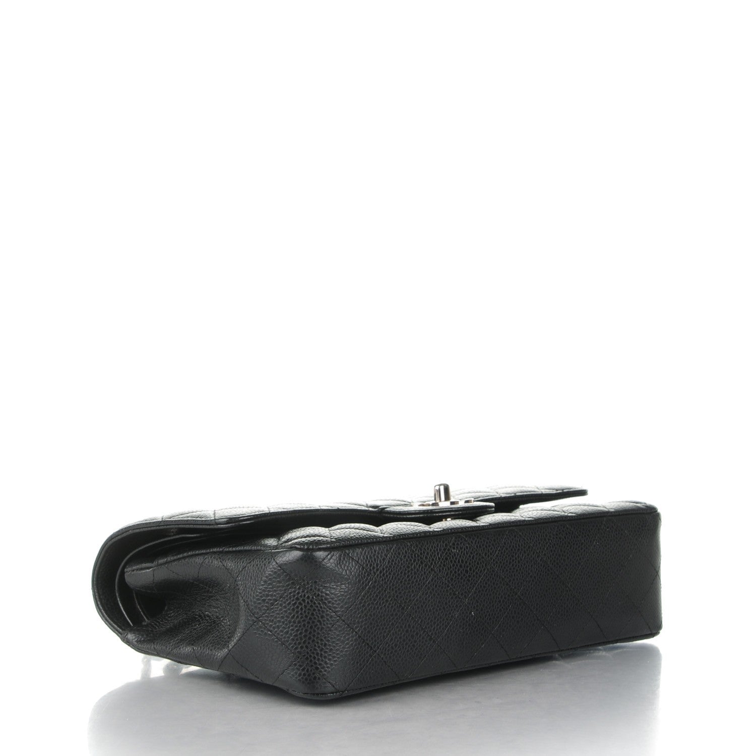 Chanel Caviar Quilted Medium Double Flap Bijoux Chain Black 4 of 8
