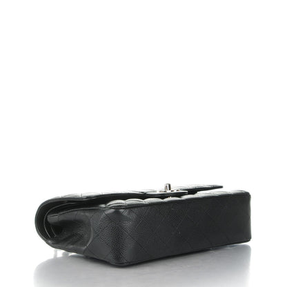 Chanel Caviar Quilted Medium Double Flap Bijoux Chain Black 4 of 8