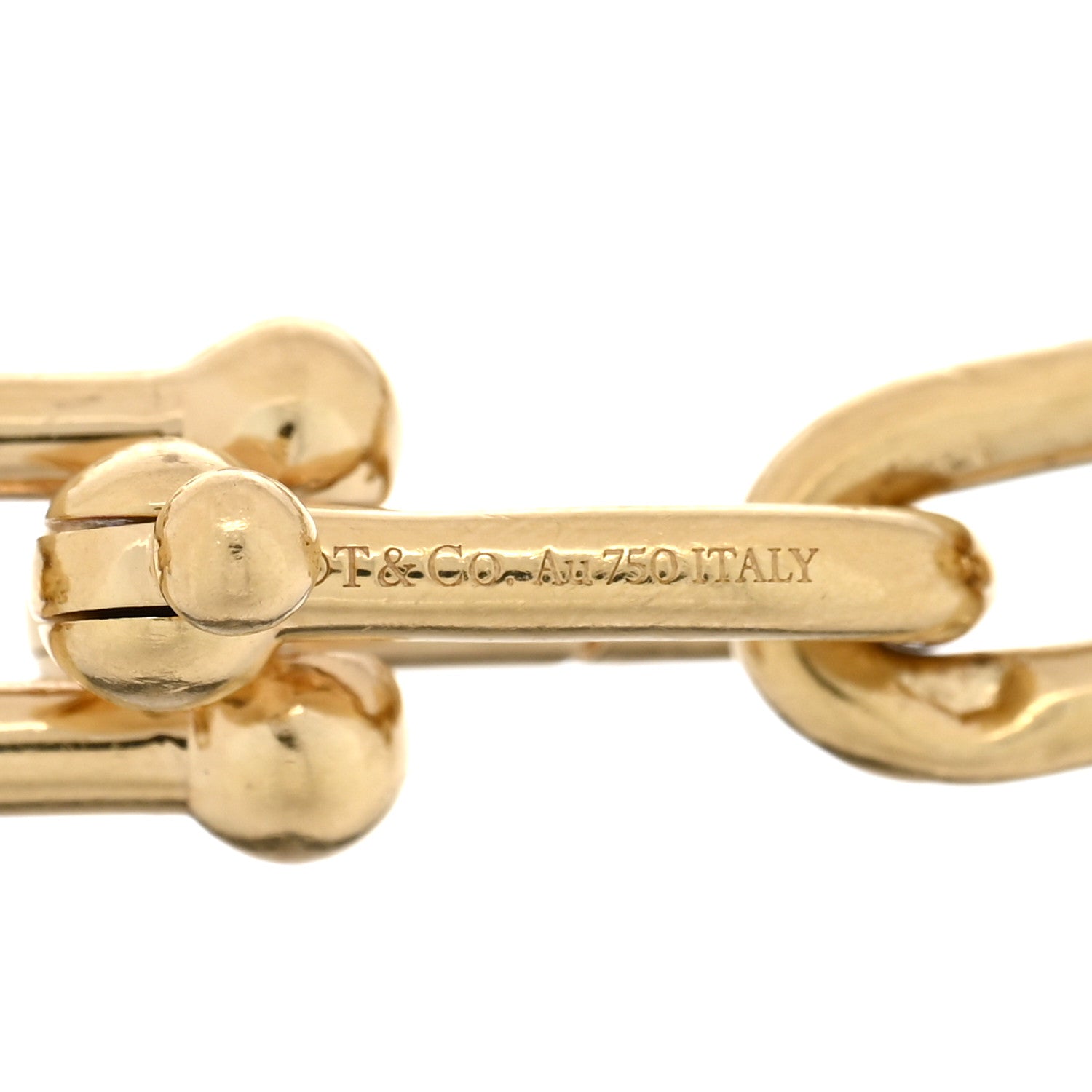 Tiffany 18K Yellow Gold Medium HardWear Link Bracelet 3 of 3