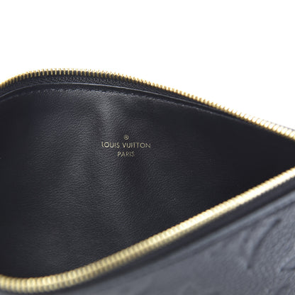 Louis Vuitton Empreinte Felicie Chain Wallet Zippered Insert Black 6 of 7