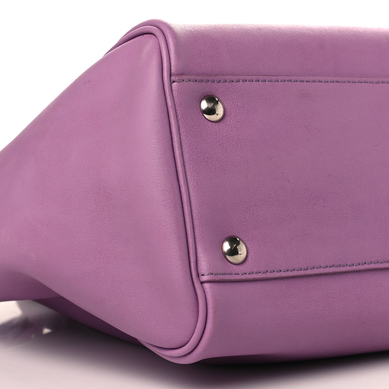 Salvatore Ferragamo Calfskin Tote Purple 7 of 9