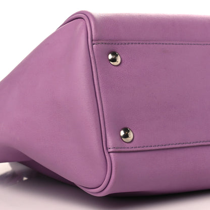 Salvatore Ferragamo Calfskin Tote Purple 7 of 9
