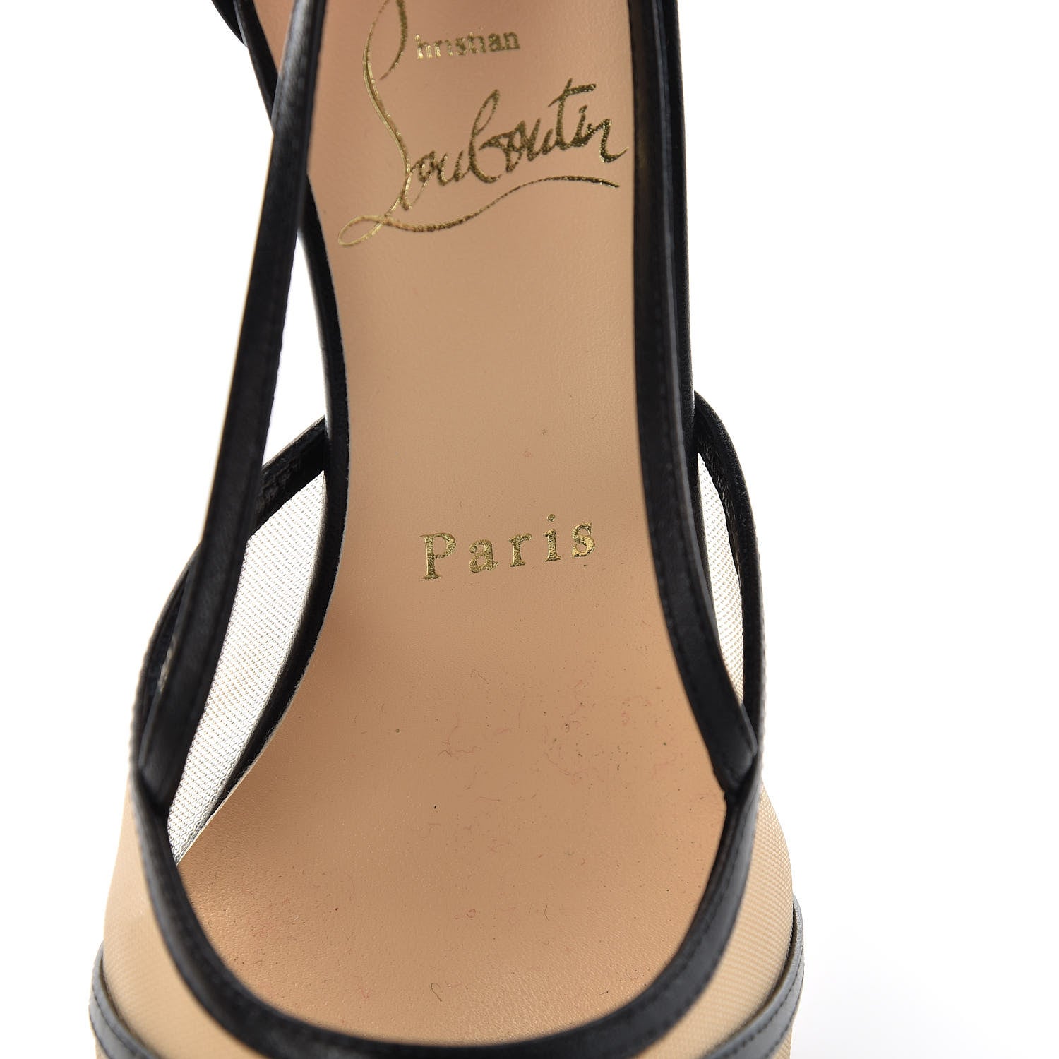 Christian Louboutin Kid Rete Theodorella 100 Pump 36.5 Black 7 of 10