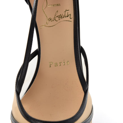 Christian Louboutin Kid Rete Theodorella 100 Pump 36.5 Black 7 of 10