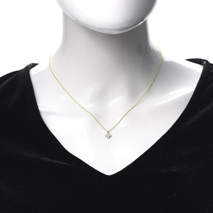 Tiffany 18K Yellow Gold Platinum Diamond Cruciform Cross Pendant Necklace 2 of 5