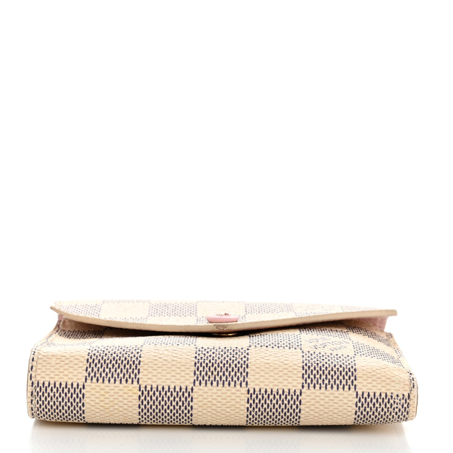 Damier Azur Victorine Wallet Rose Ballerine