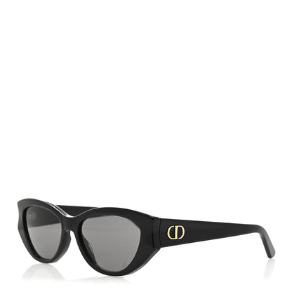 Christian Dior Acetate DiorGlow B11 Cat Eye Sunglasses Black 1 of 8