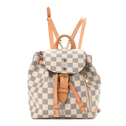 Louis Vuitton Damier Azur Sperone BB Backpack 1 of 9