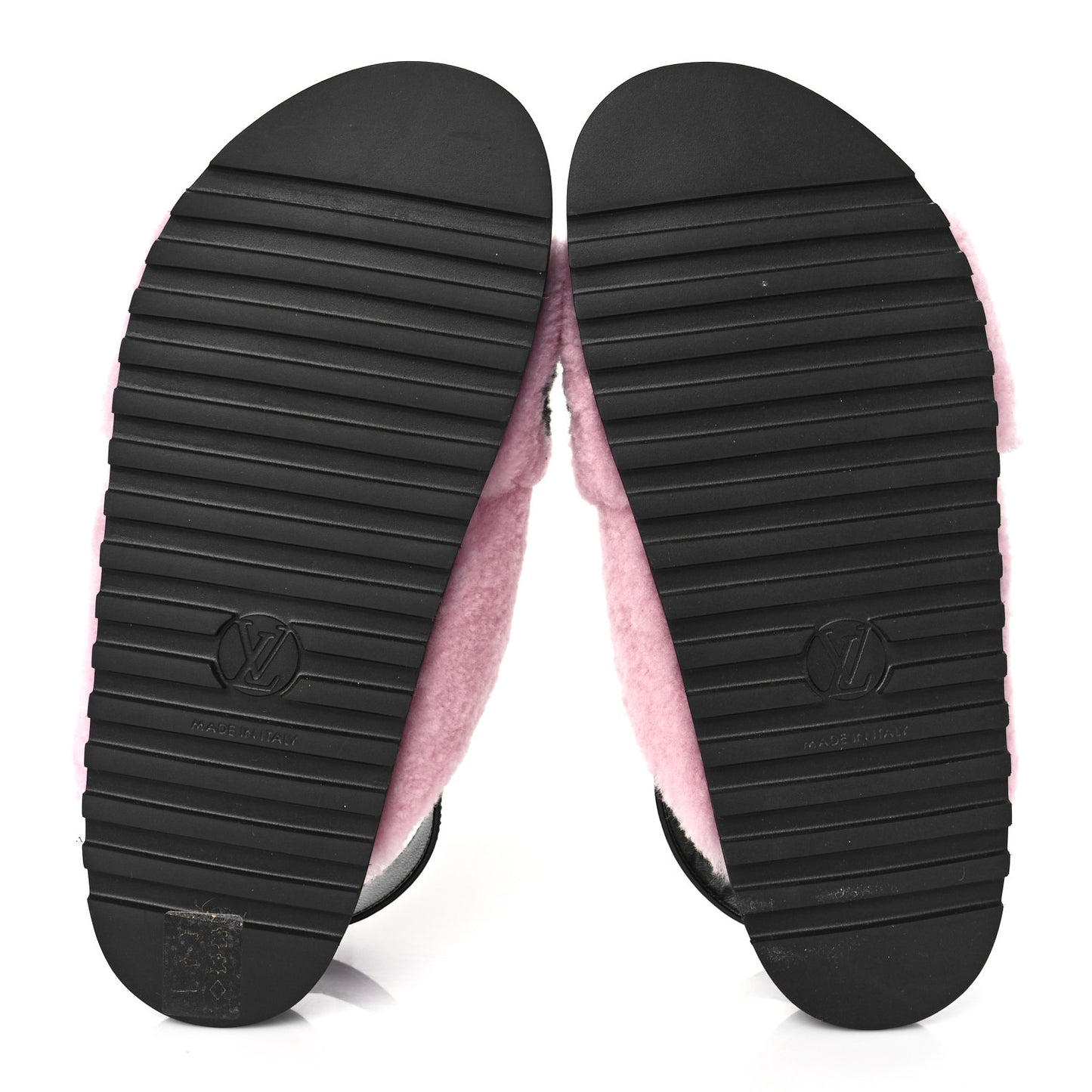 Shearling Paseo Sandals 39 Pink