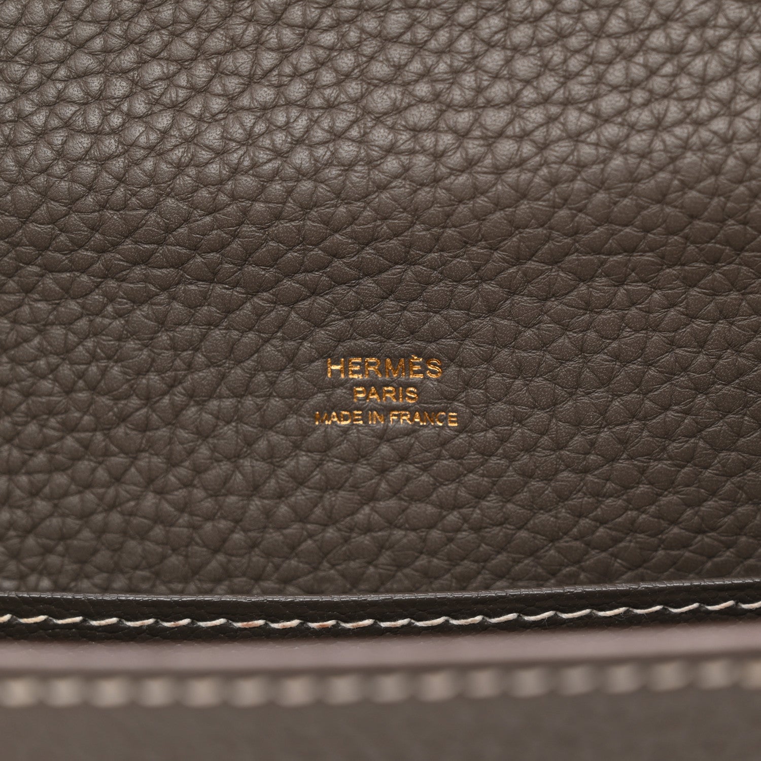 Hermes Taurillon Clemence Sac Roulis 23 Etain 6 of 14