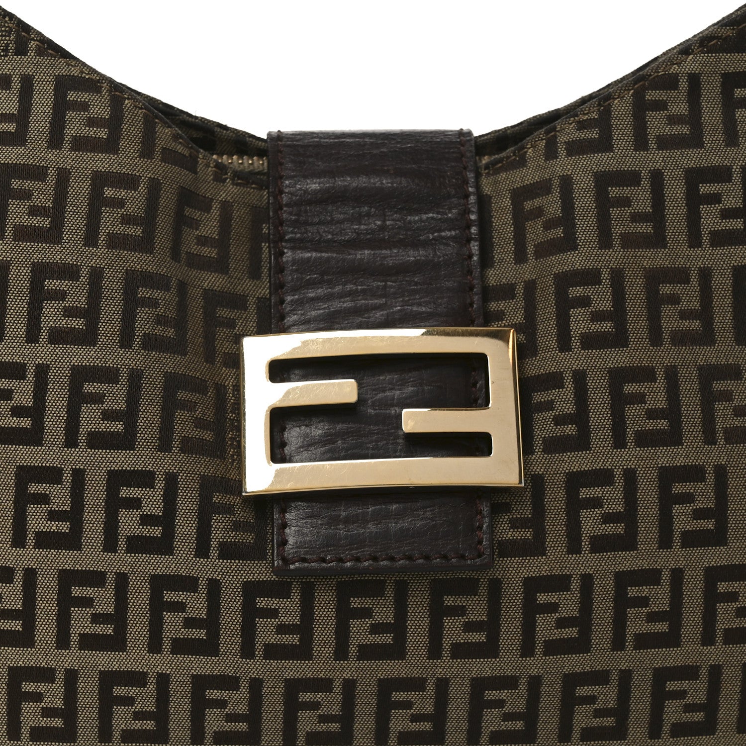 Fendi Zucchino Vitello Hobo Tobacco 8 of 10