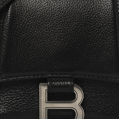 Balenciaga Grained Calfskin Hourglass Top Handle Bag XS Black 8 of 11