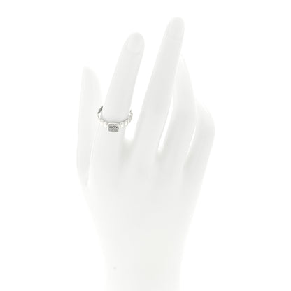 John Hardy Sterling Silver Diamond Bedeg Station Ring 53 6.5 2 of 4